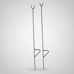 single solid 8mm plus rod holder